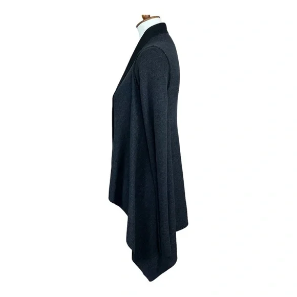 LULULEMON Reversible Waterfall Cardigan in Black/Grey One Size Casual warm wrap - Picture 3 of 11